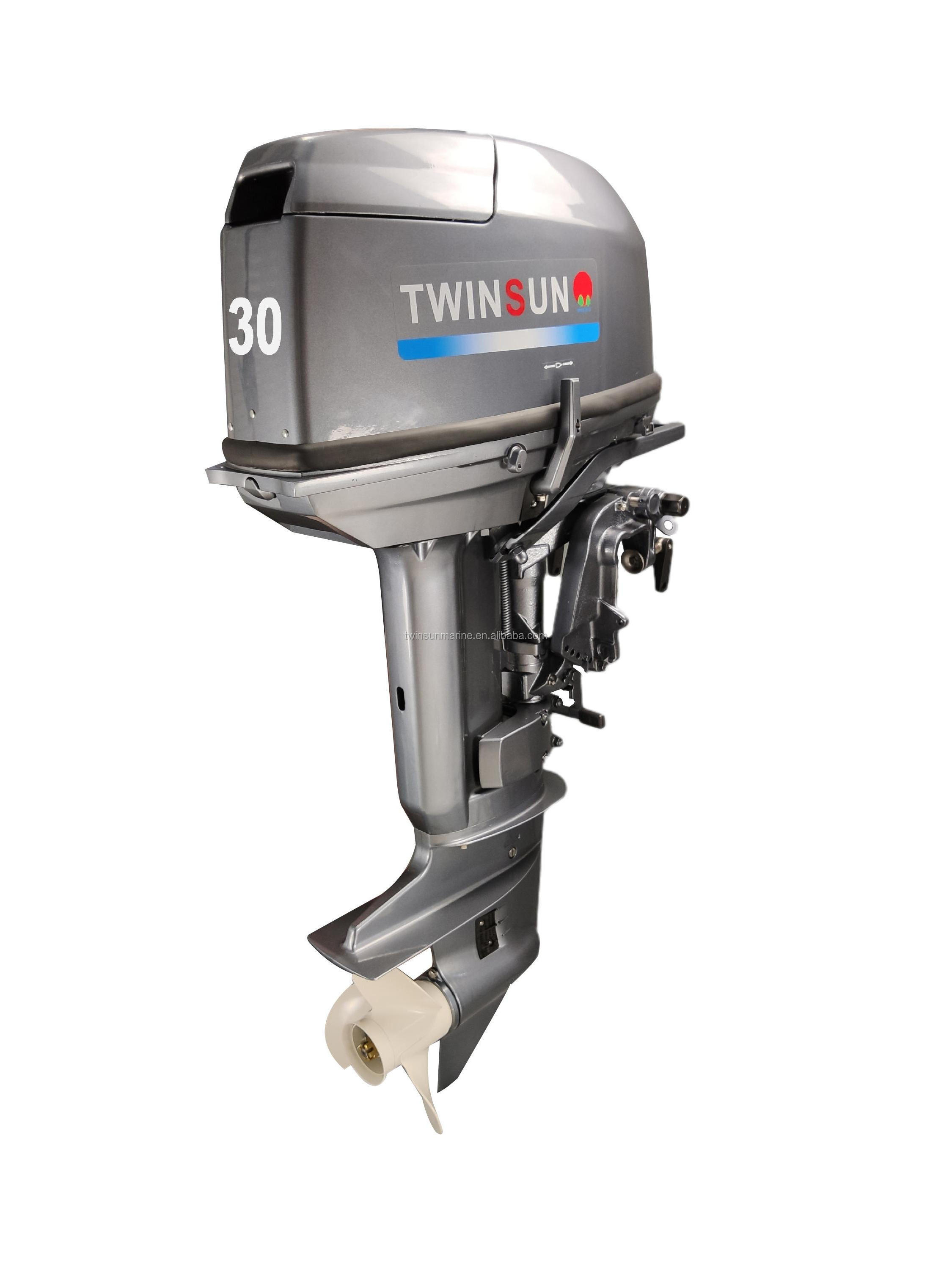 TWINSUN 2 Stroke 30hp Long Shaft Chinese Shaft Outboard Engine Boat Motor Outboard Motor