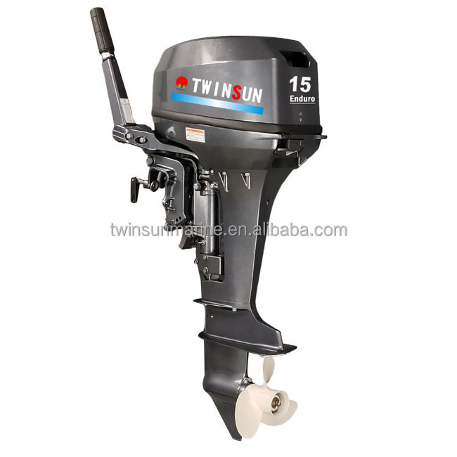 TWINSUN 15HP outboard motor2 stroke short shaft outboard engine outboards 15HP boat motor 15HP  yacht engine yamaha boat engine