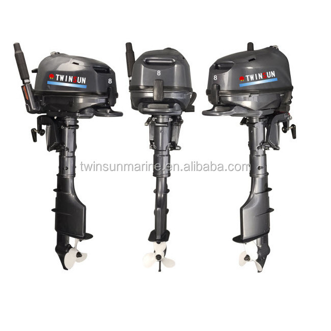 TWINSUN 8HP outboard motor 4 stroke long  shaft outboard engine outboards 8HP boat motor 8HP boat engine yacht engine