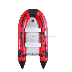 custom aluminium floor inflatable boat for 10 persons folding angeln boat PVC inflable Dingy Zodiac Fishing Boat