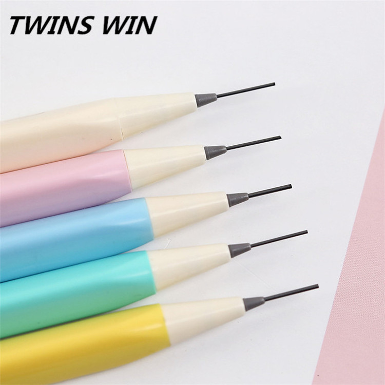 Hotsale in germany stationery for school kids non-sharpening pencil candy color plastic pencil