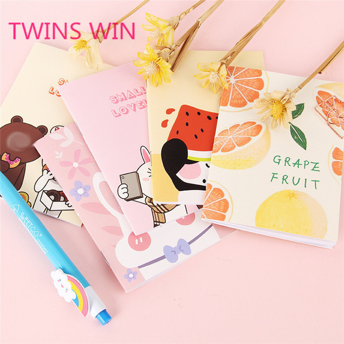 Free sample Indian Cute Design stationery supplies Cartoon colorful custom reusable paper notebook gift set with printing 1903