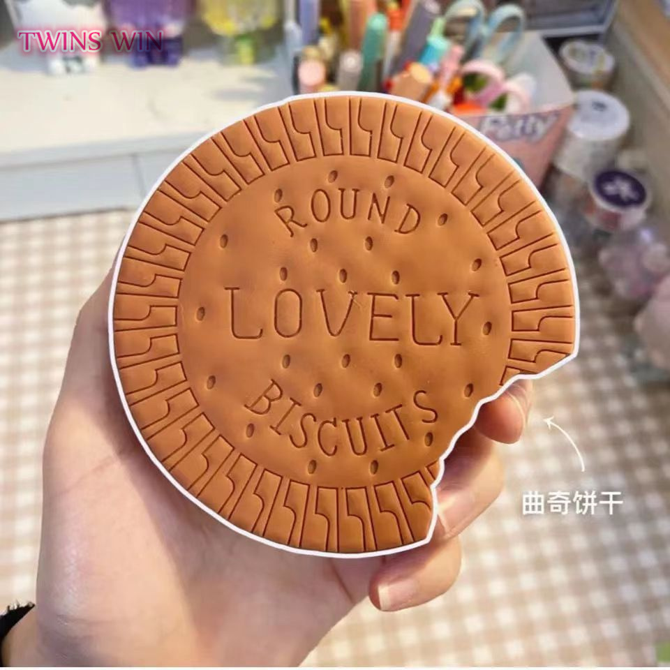 Soft Cover Cute Chocolate Shaped Notebook Mini Pocket Cookies Memo Pad Notepad 3205