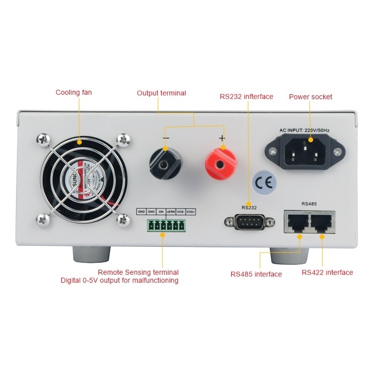 Twintex PCH600-10HS Programmable 1000V DC Switching Low Current Variable High Voltage Power Supply