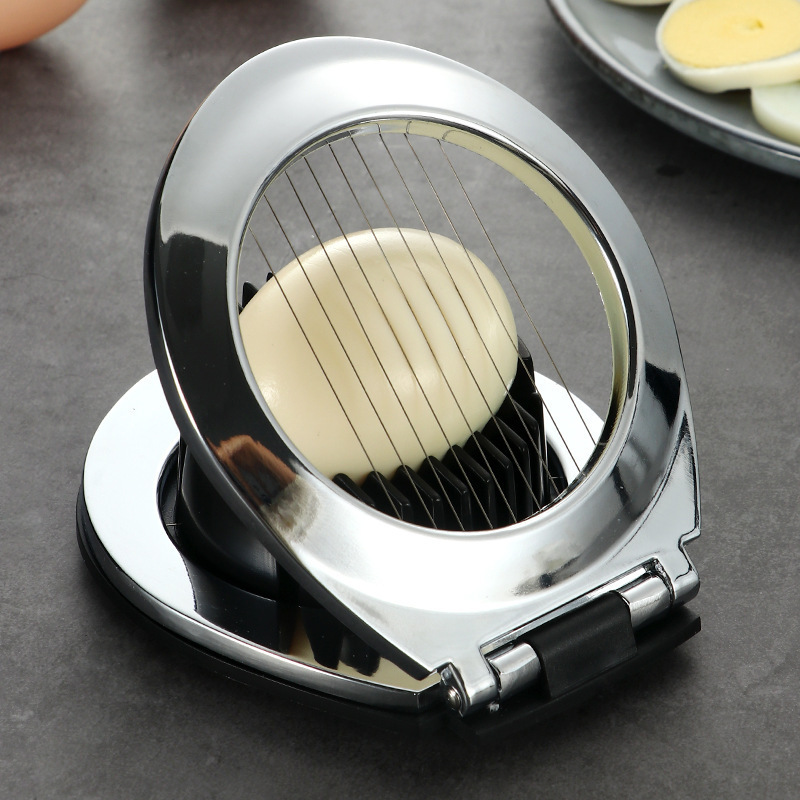 Zinc alloy chicken duck Cooked egg cutter Egg flower slicer two-in-one multi-purpose egg cutter