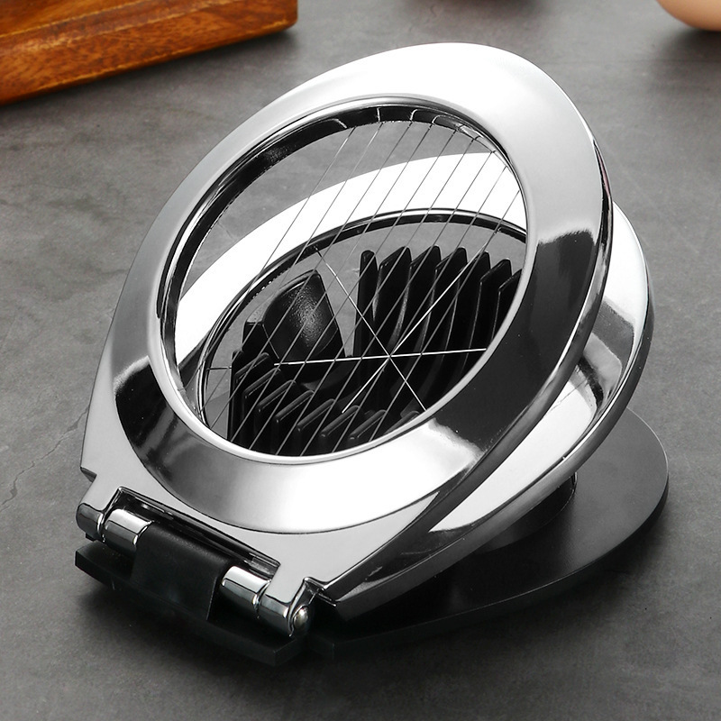 Zinc alloy chicken duck Cooked egg cutter Egg flower slicer two-in-one multi-purpose egg cutter