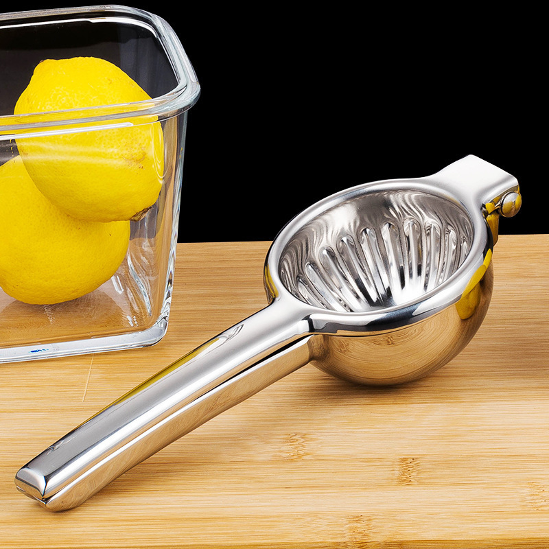 Custom kitchen gadgets fruit tools manual hand press orange citrus juicer extractor squeezer stainless steel lemon squeezer