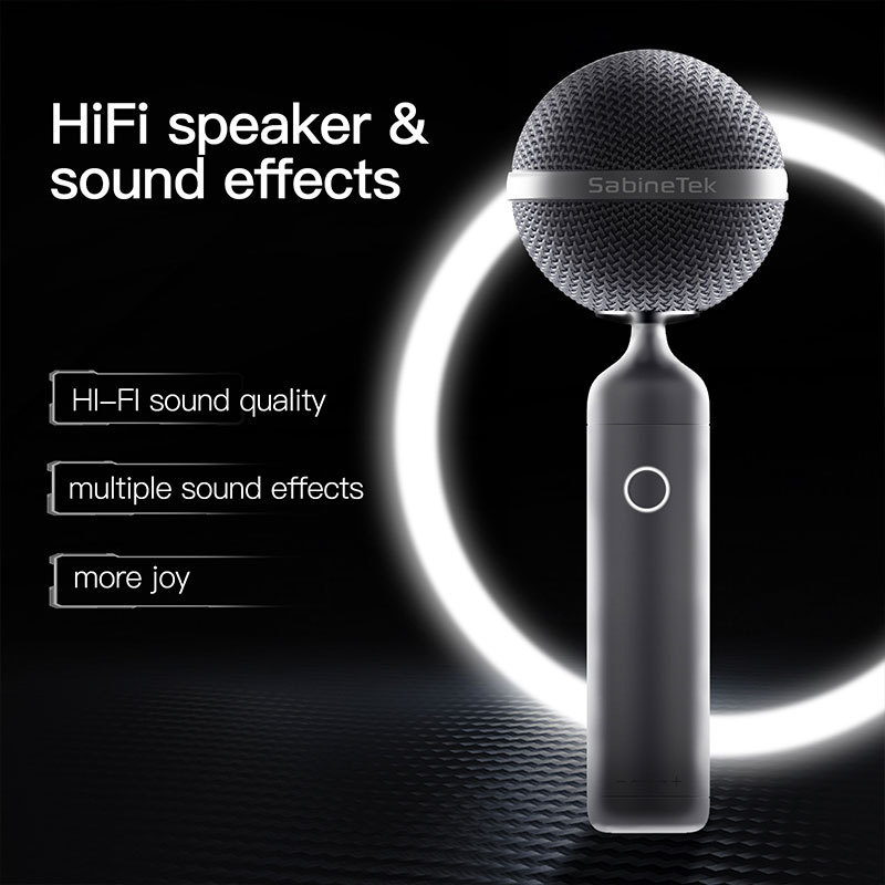 Factory Direct Sales High Quality Round Mini Portable Outdoor Wireless Speaker Home Portable Mini Microphone