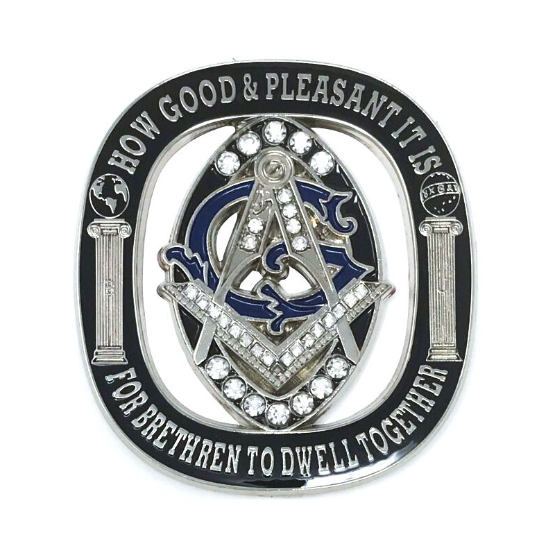 classic club gifts freemason masonic crystal steering wheel car logo emblem stickers