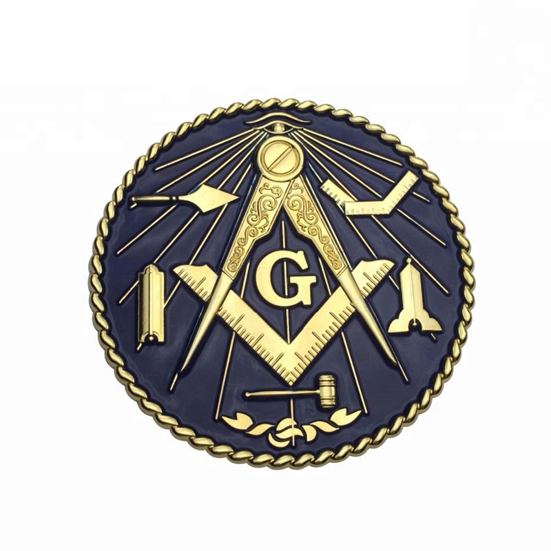 classic club gifts freemason masonic crystal steering wheel car logo emblem stickers