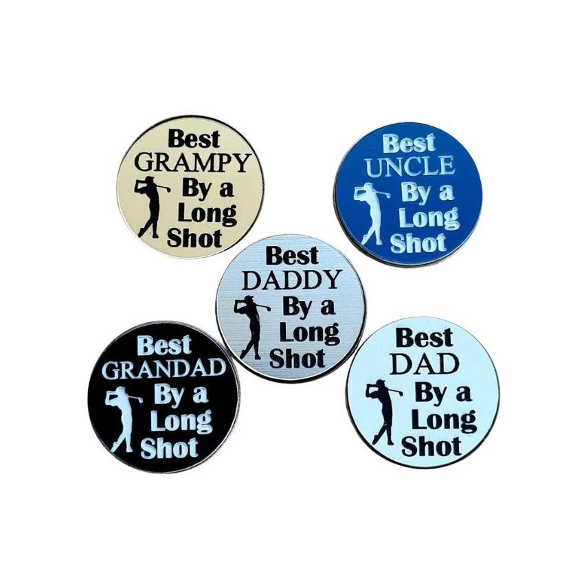 Wholesale personalized metal ball marker poker chip and hat clip