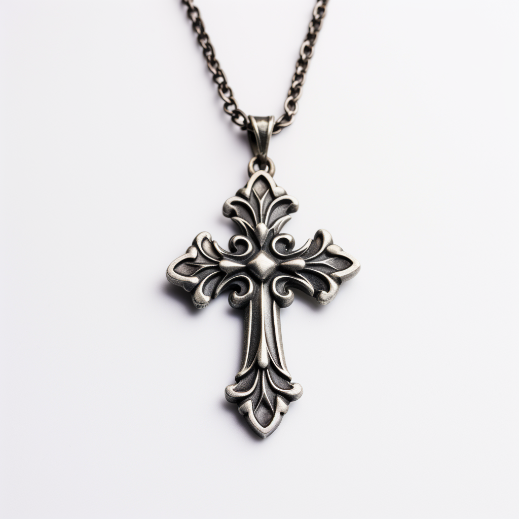 Gold nickel quality christian jewelry virgin mary necklace cross pendant