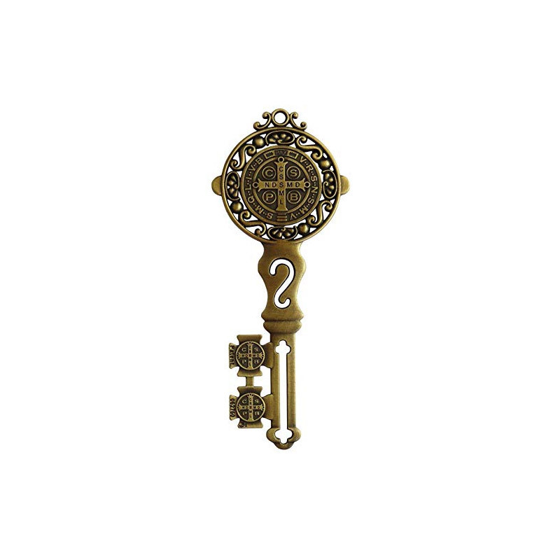 Catholic Religious souvenir gifts logo metal custom design medal keys