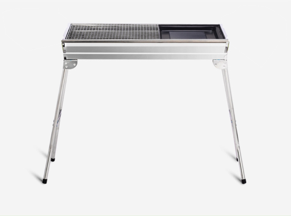 Outdoor stainless steel charcoal grill portable grill folding bbq grill