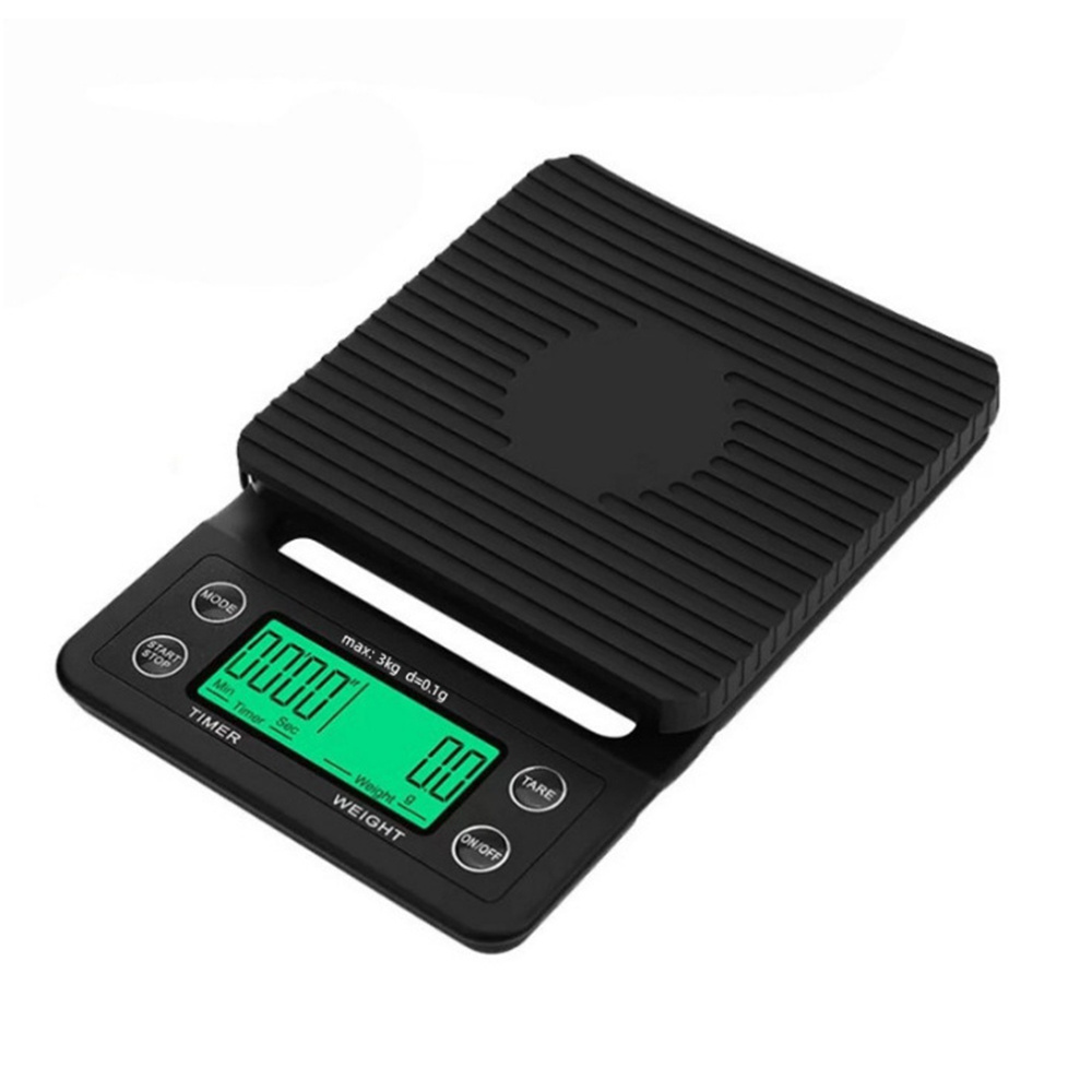 3/5KG Kitchen Scale with Timer 0.1g Coffee Scale