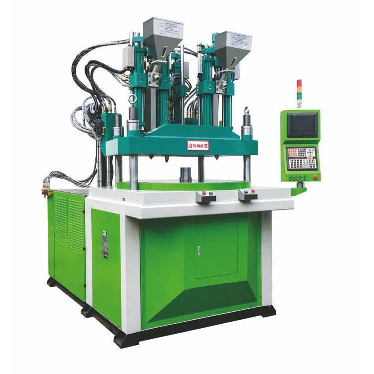 High Speed Two color vertical molding machine with rotary table factory price