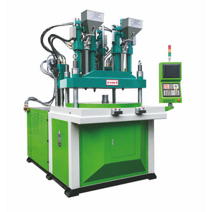 High Speed Two color vertical molding machine with rotary table factory price