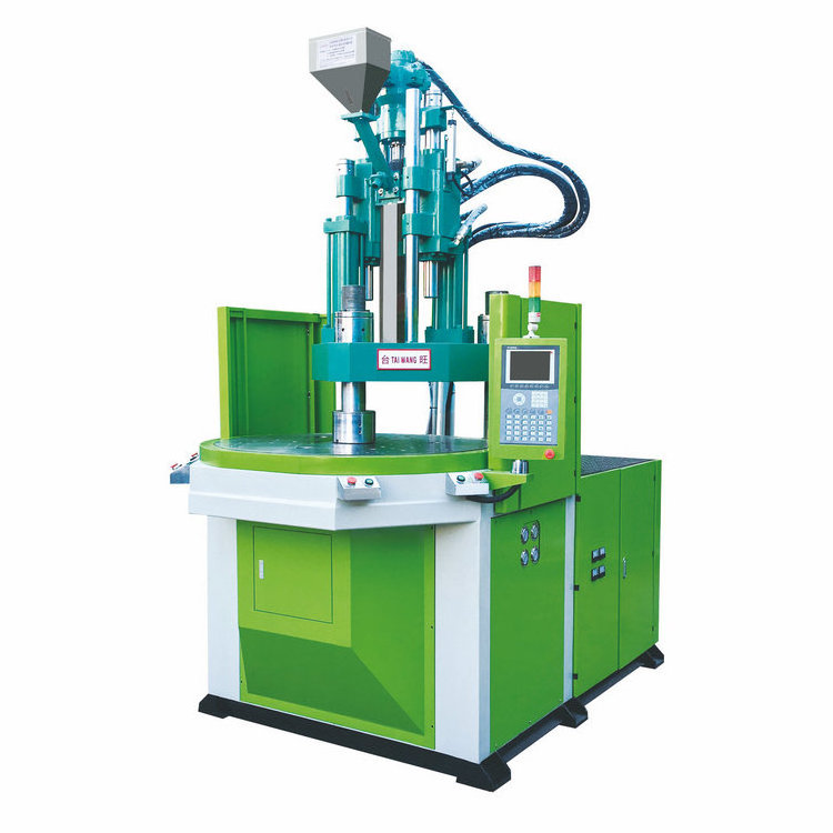 TaiWan single double slide rotary table vertical plastic injection molding machine