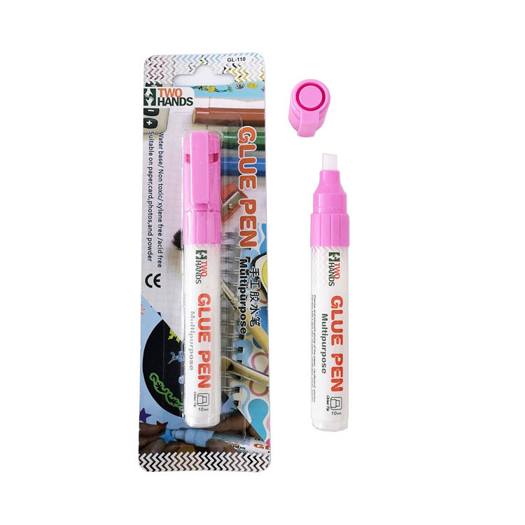 TWOHANDS dry fast liquid glue pen for DIY drawing,6.0mm liquid glue marker glue pen