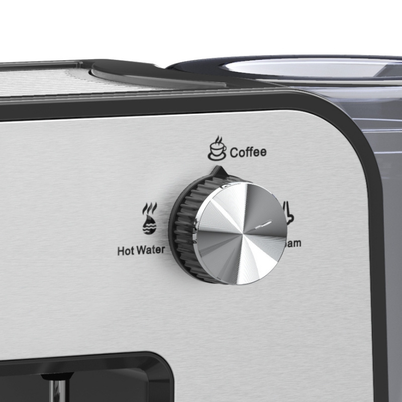 Espresso machines coffee maker stainless steel body pressure indicator unique design automatic coffee machine espresso