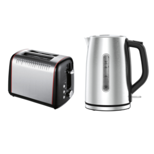 Steel kettle and toaster set 900W slice high quality bread toaster machine stainless steel breakfast sandwich toaster