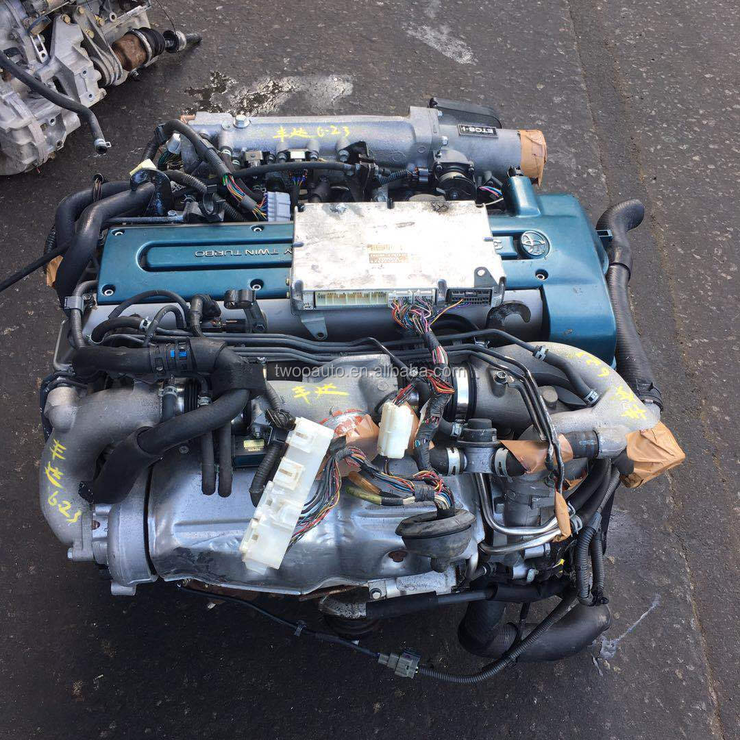 JDM Supra 2JZ GTE Twin Turbo Engine with 5 and 6 Transmission Speeds  V160 V161