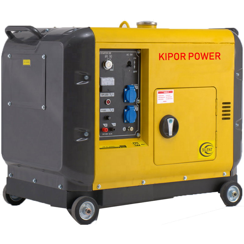 KIPOR POWER Good price 6KW silent diesel generator for sale