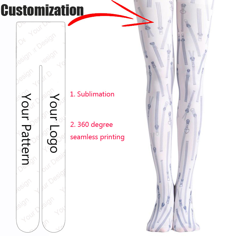 Velsatis New Design Vintage Hollow White Zipper Fishnet Stocking Fashion Mature Stocking Seamless Pantyhose