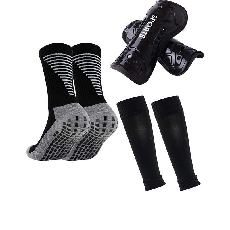 Towel Bottom Football Terry Stripe Design Set Glue Anti Slip Divine Socks Leg Protectors Sleeves Sports Legging Cover