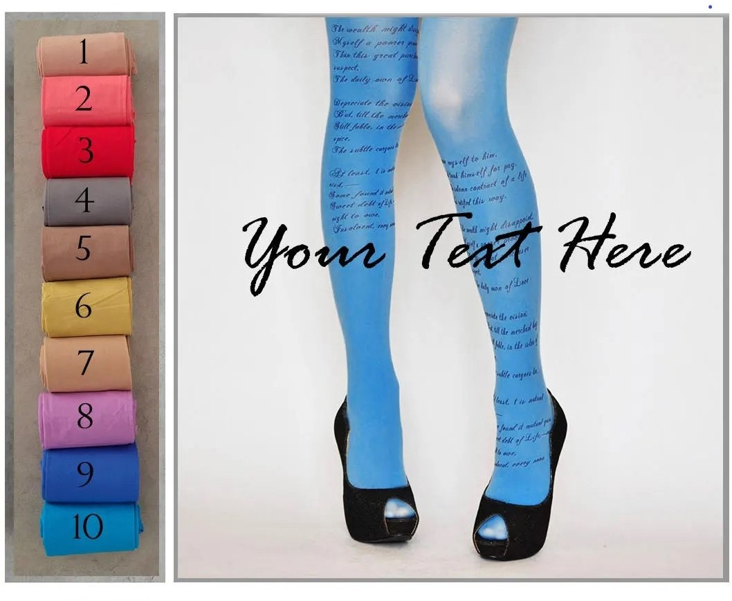 Customized Own Artwork Swan Fair Over Knee High Teen Girl Silky Stockings 180 Printing Colorful Pink Velvet Knit Socks