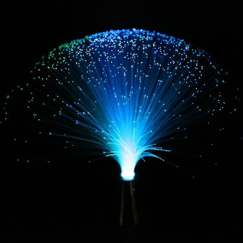 Multicolor Changing Diy Christmas Party Battery fiber optic lights  LED Fiber Lamp Hanging Star Night led fiber optic light