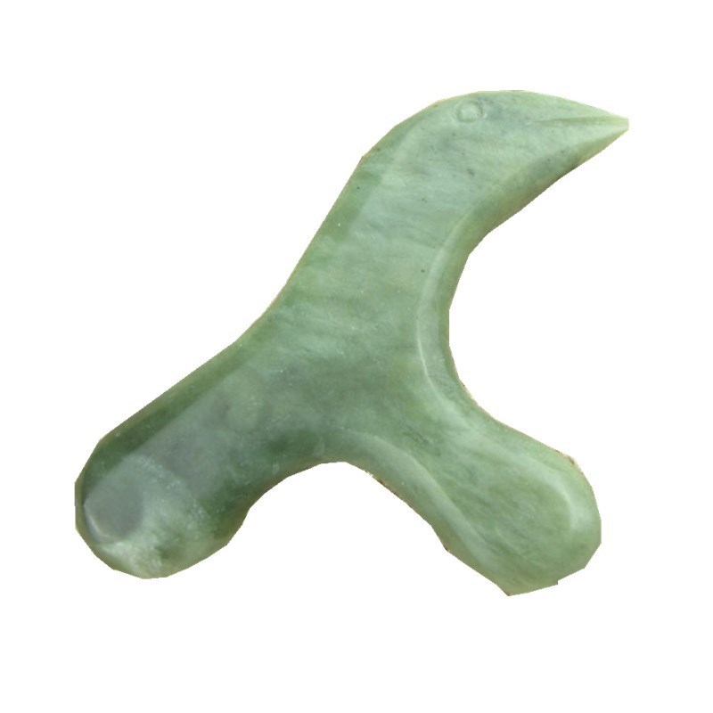 Wholesale Triangle Acupuncture Point Gua Sha Neck Foot Jade Massage Tool Body Massager Too