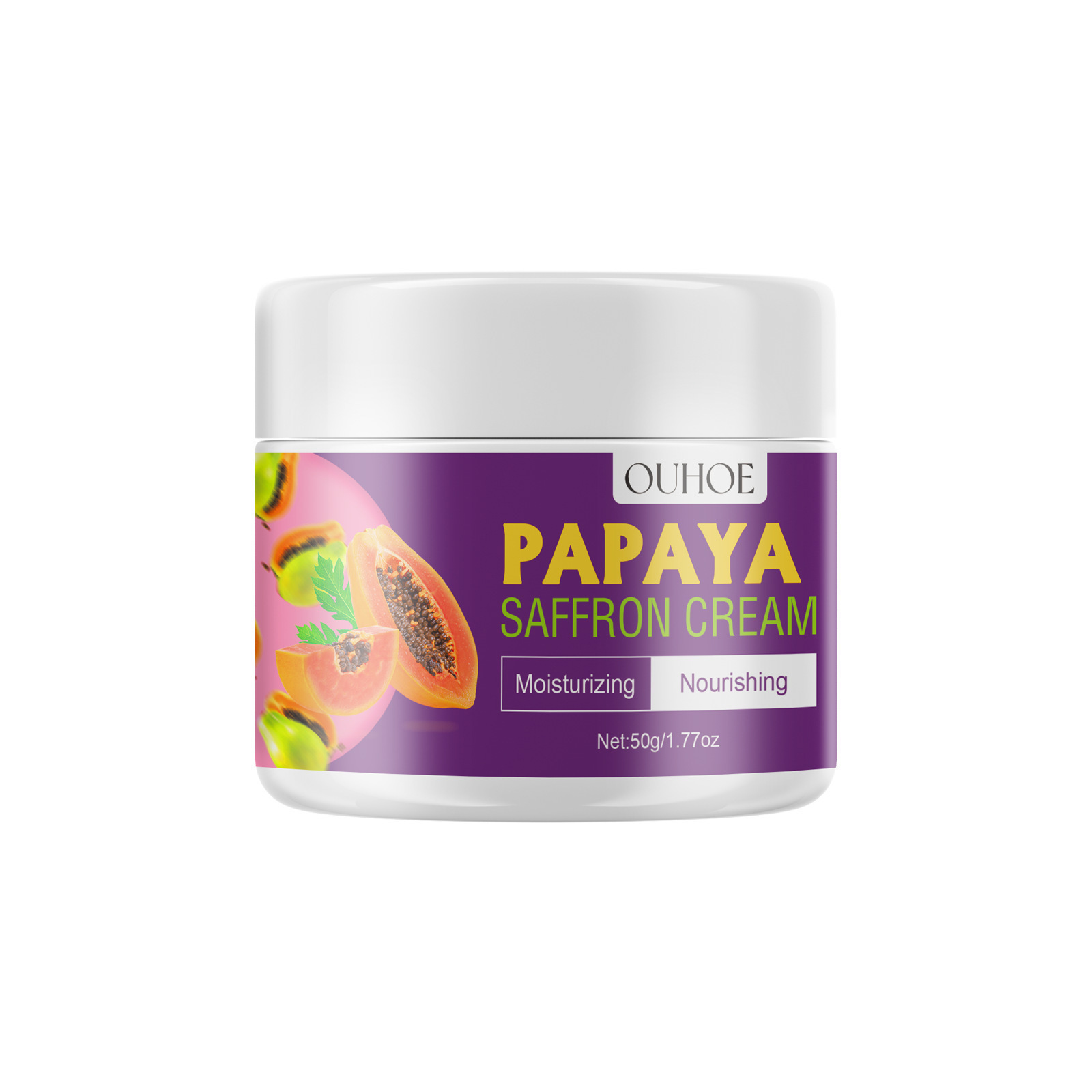 Hot Sale Skin Tightening Nourishing Anti-aging Wrinkles Lightening Removing Papaya Saffron Cream