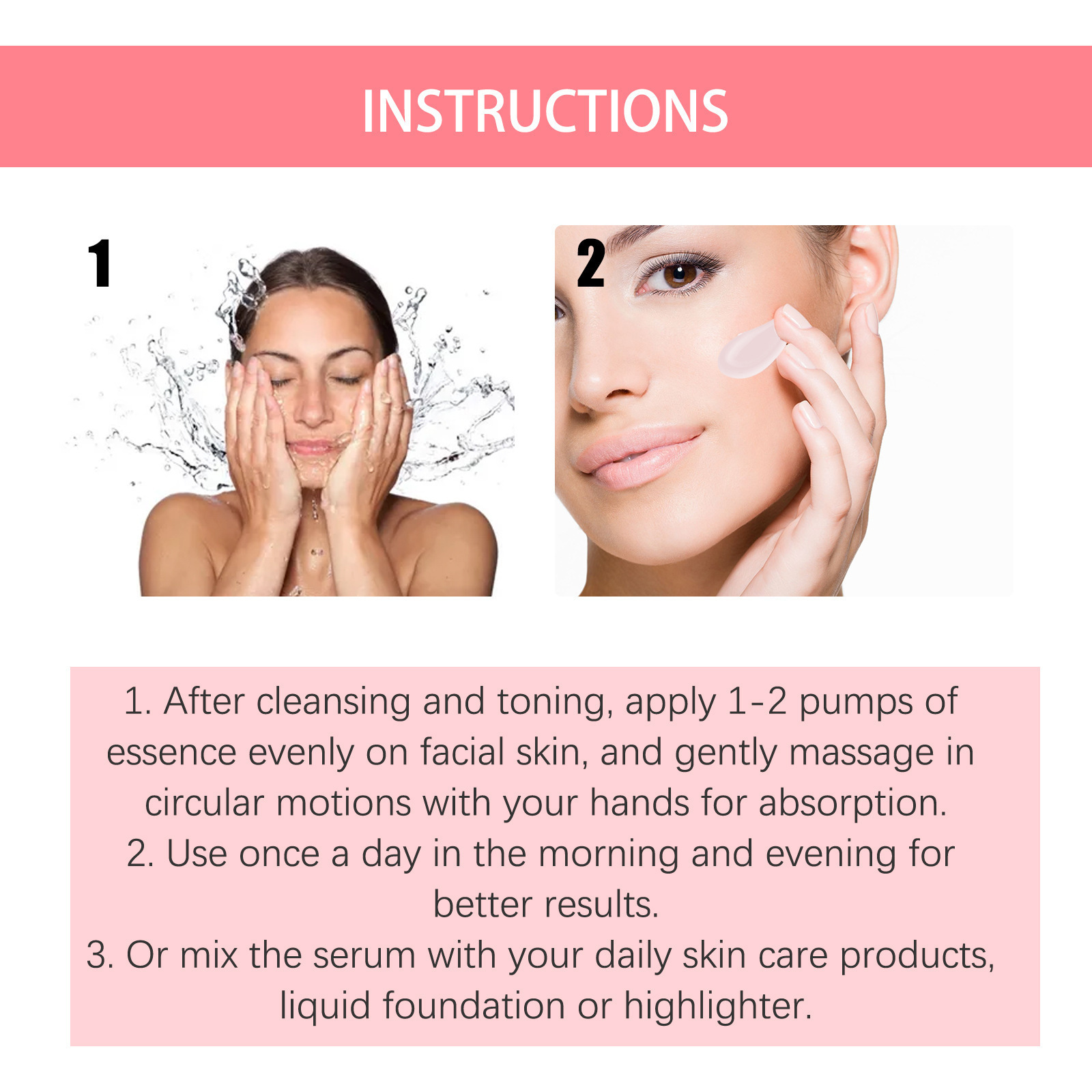 EELHOE 15 days facial whitening and brightening nicotinamide essence moisturizing anti-wrinkle Anti-Aging Essence