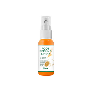 Tiktok Hot Selling Green Tea Orange Flavor Soften Keratin Gentle Repair Foot Moisturizing Care Spray