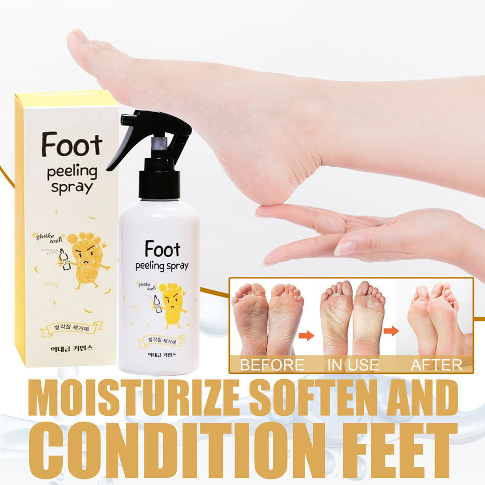 New Trend Private Label Remove Dead Skin Feet Moisturizing Hydrating Nourish Peel Orange Oil Foot Peeling Spray