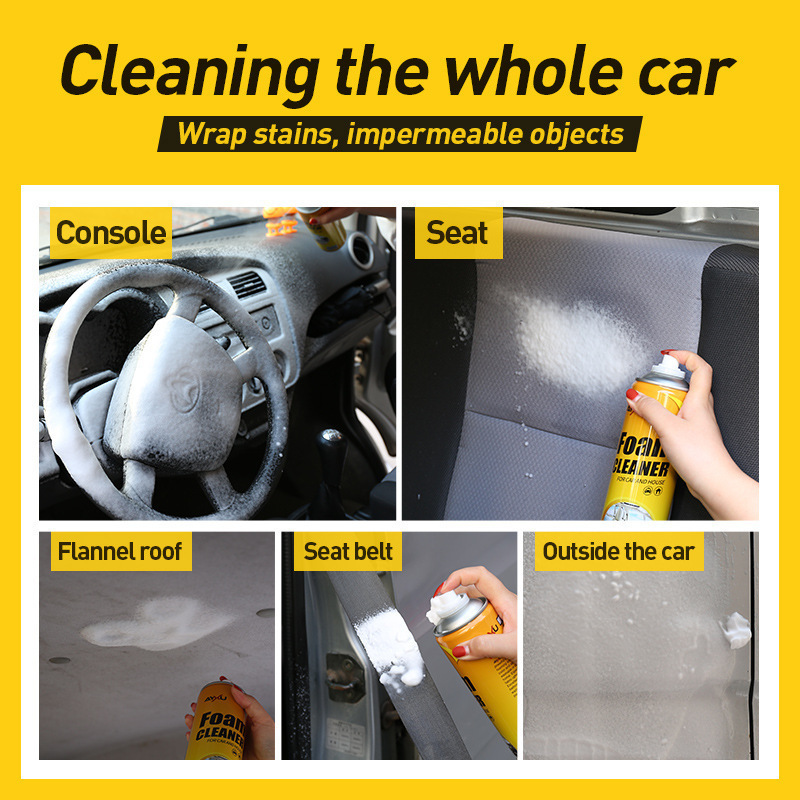 Multi-Functional Kitchen Household Car Seat Interior Auto Accessories Home Cleaning Foam Cleaner Spray