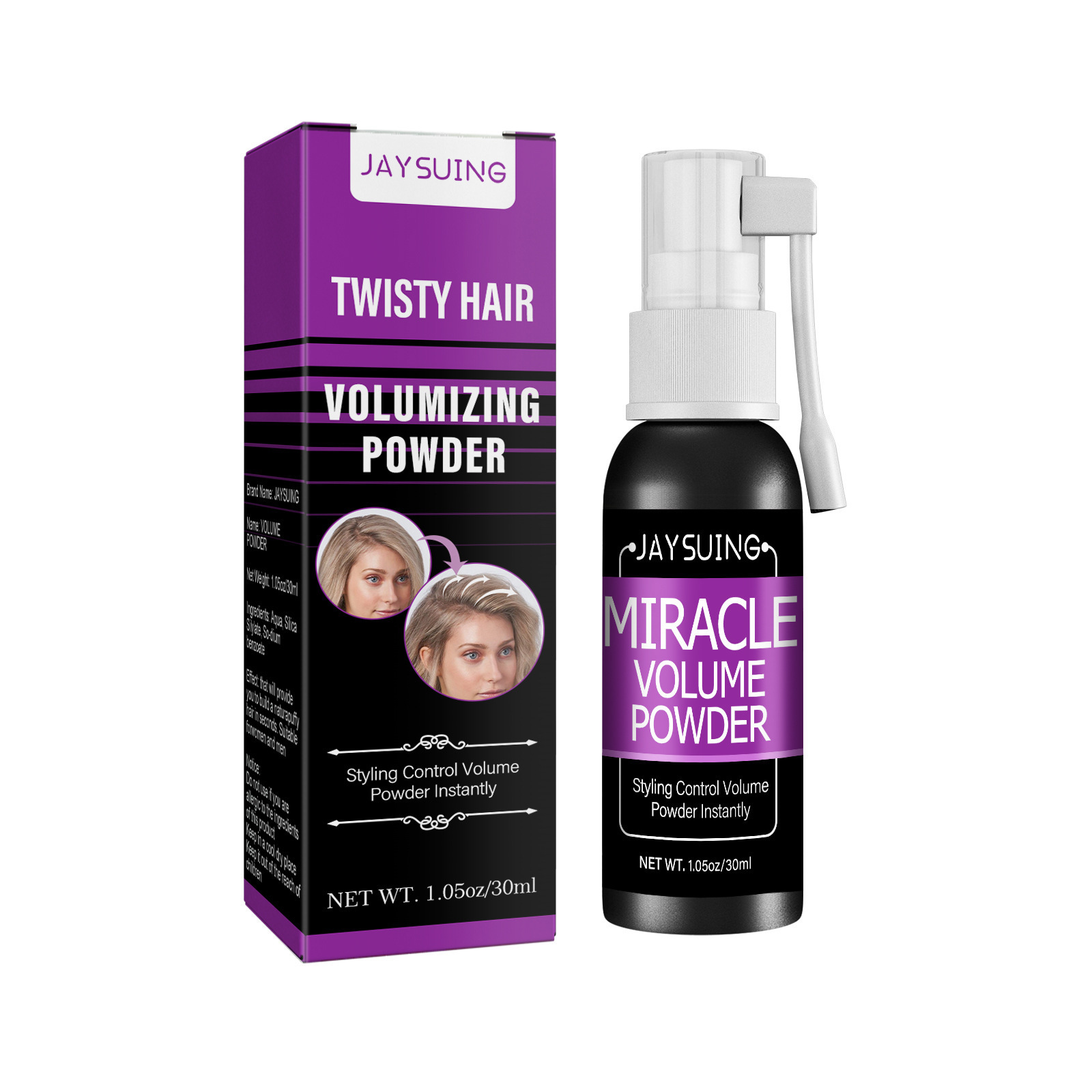 best-selling wash free dry hair durable styling fluffy spray