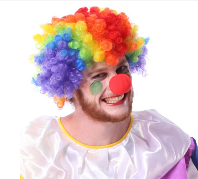 Fast Shipping Colorful Party Cosplay Fancy Dress Ball Decorative Halloween Clown Wig Vendor Hair Wigs BestSuppliers
