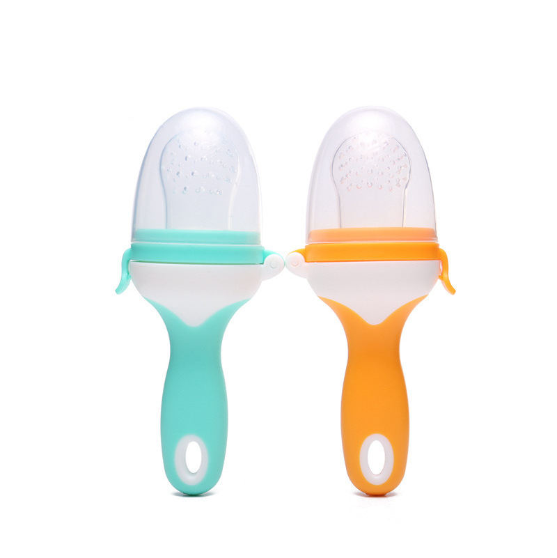 customize  private label easy to use Silicone Baby Fresh Food Nipple Fruit Feeder Pacifier