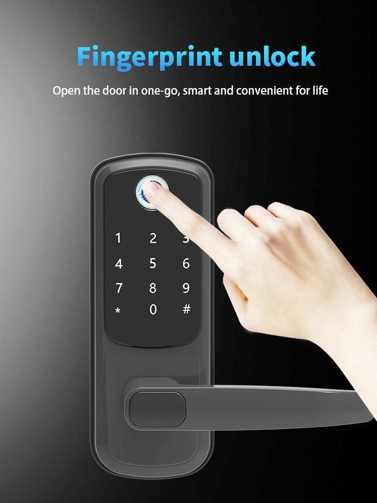 Digital High Security Door Locks Wifi Smart Keyless Home Electronic Smart Door Lock