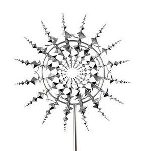 Outdoor Decorative Art Stainless Steel Wind Kinetic Sculpture