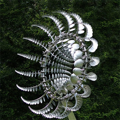 Outdoor Decorative Art Stainless Steel Wind Kinetic Sculpture