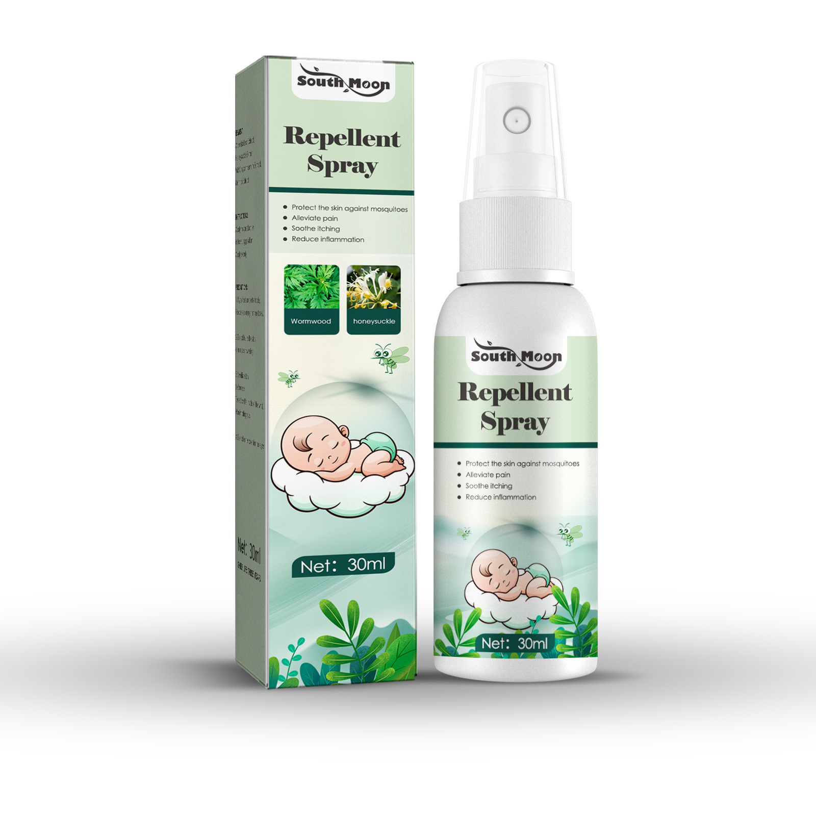 Gentle plant ingredients baby mosquito repellent spray herbal  repellent mosquito spray repellent insect and mosquito spray