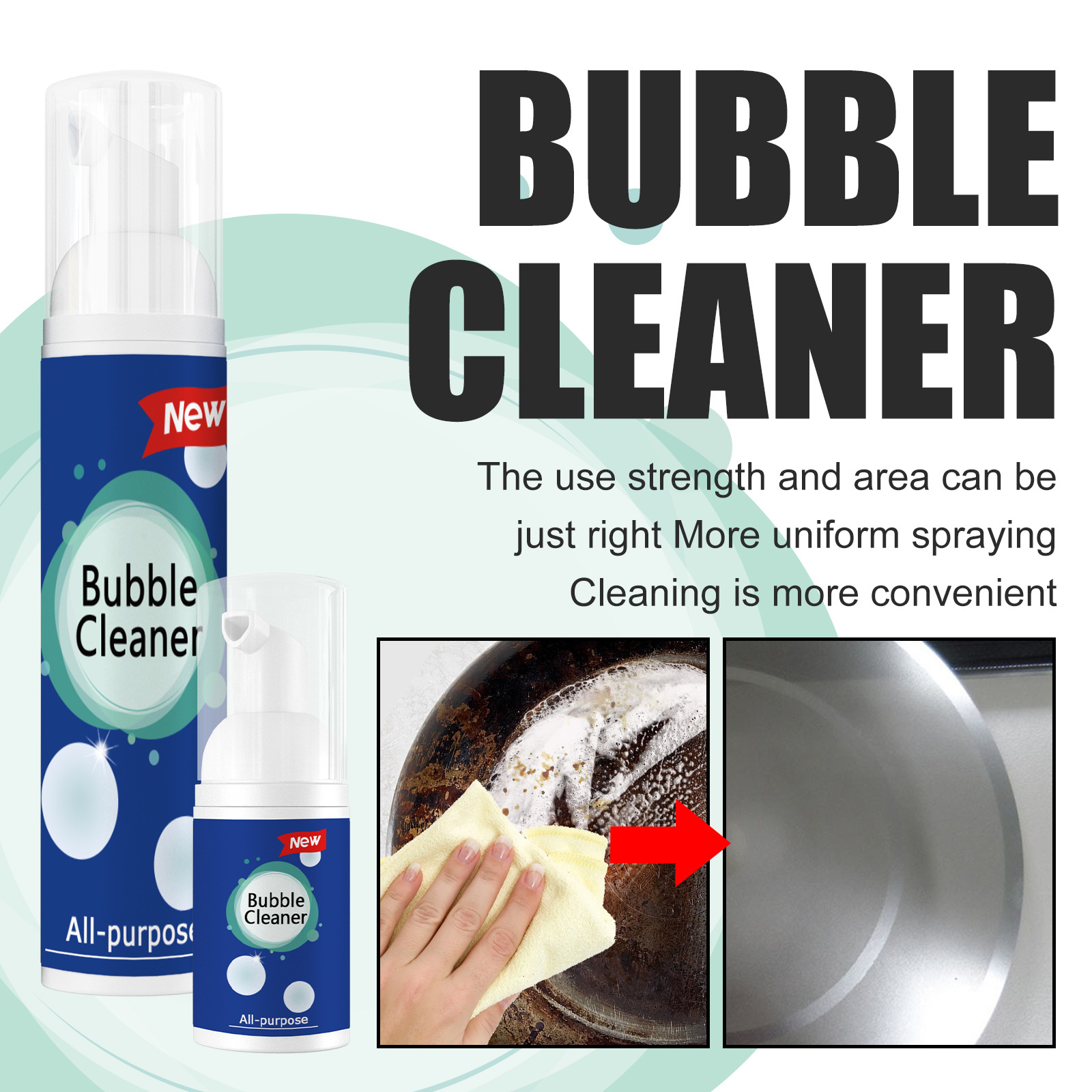 Factory price Kitchen Grease Cleaner Remove All-purpose bubble cleaner spray household