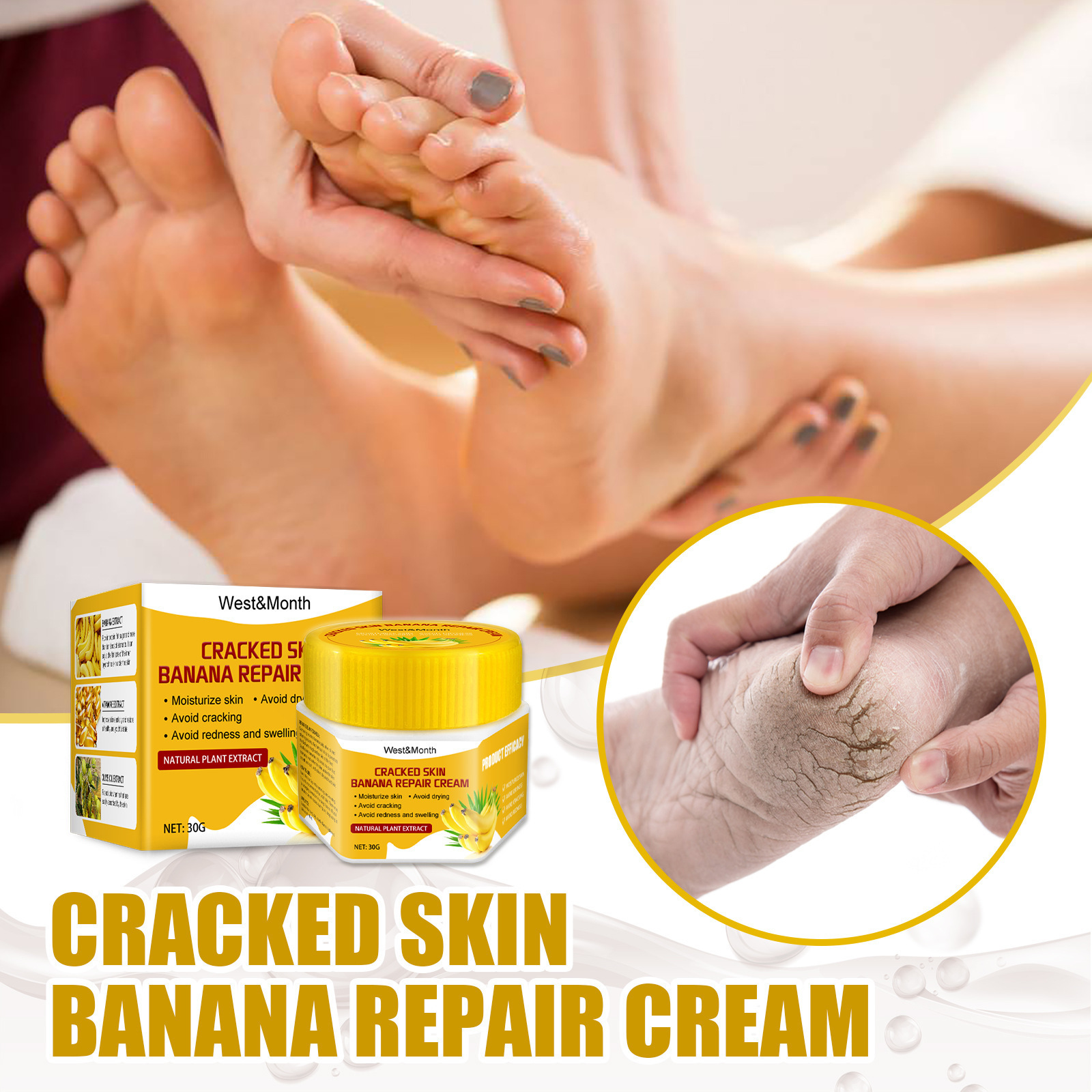 Hand and foot repair cream to remove dead skin calluses nutrition moisturizing softening horny skin care cream