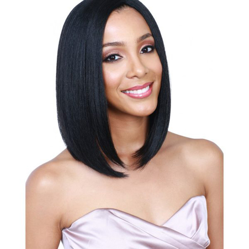 High quality wig Women's short straight hair Bobo head chemical fiber hair cover