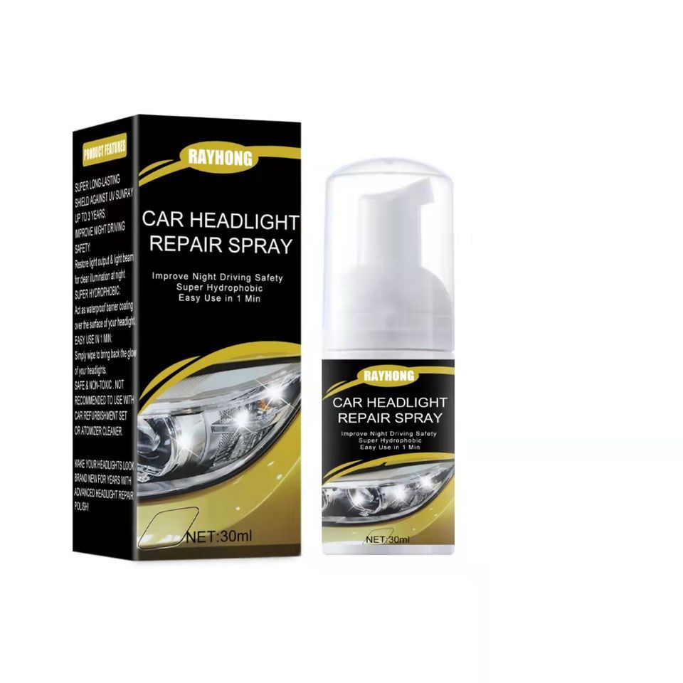 Automobile Headlamp Restorer Car Headlight Renewal Polish Auto Repair Fluid Refurbishment Liquid Spray Car Light Repair Agent