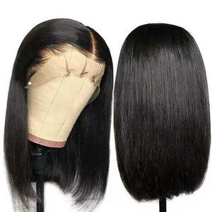 High Quality Wholesale Hot Selling Heat Resistant Silk Straight Hair Synthetic Black Wig