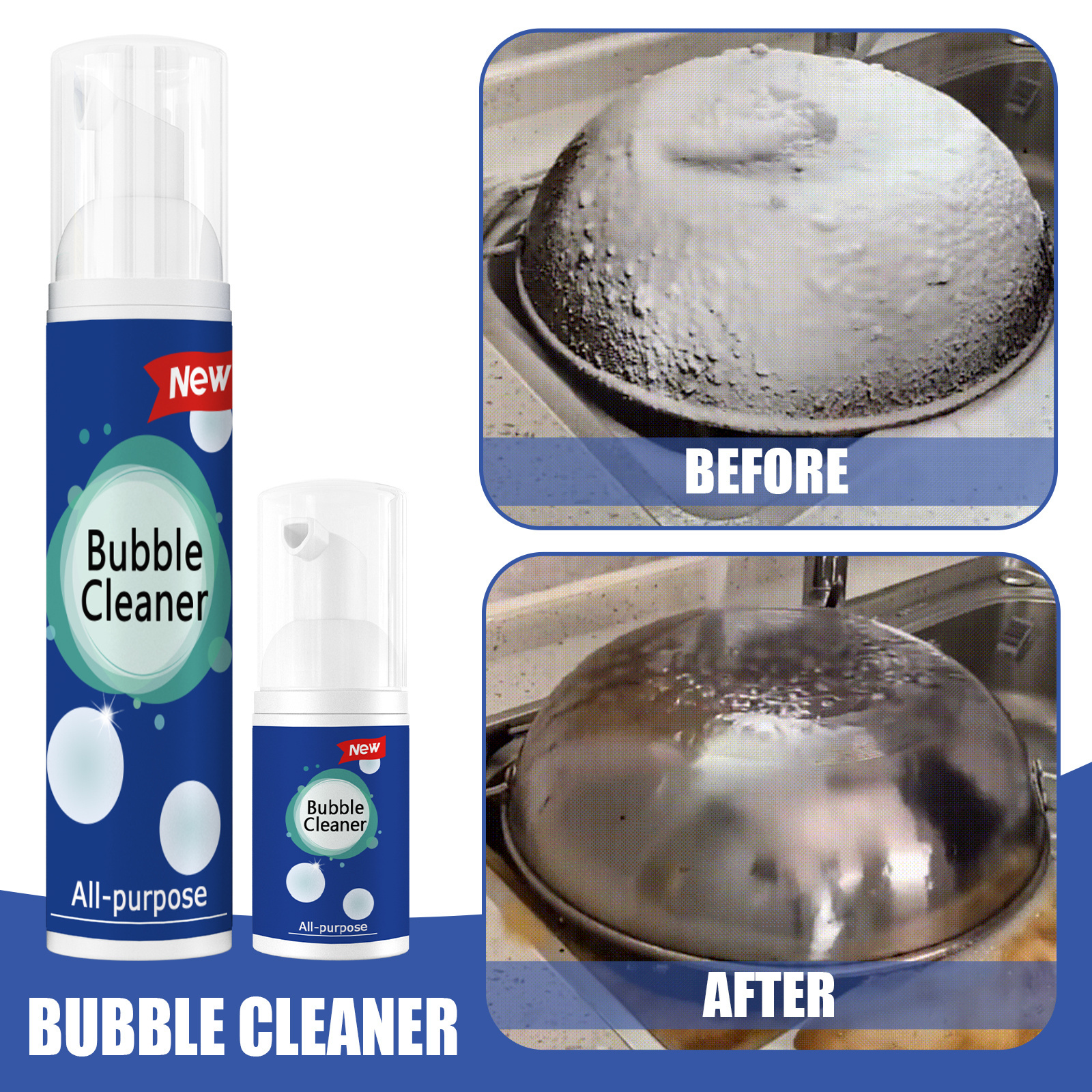 Factory price Kitchen Grease Cleaner Remove All-purpose bubble cleaner spray household